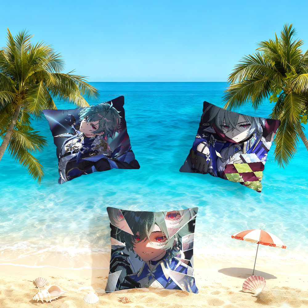 Party Games Simple - Genshin Impact Lohen Game cushion cover
