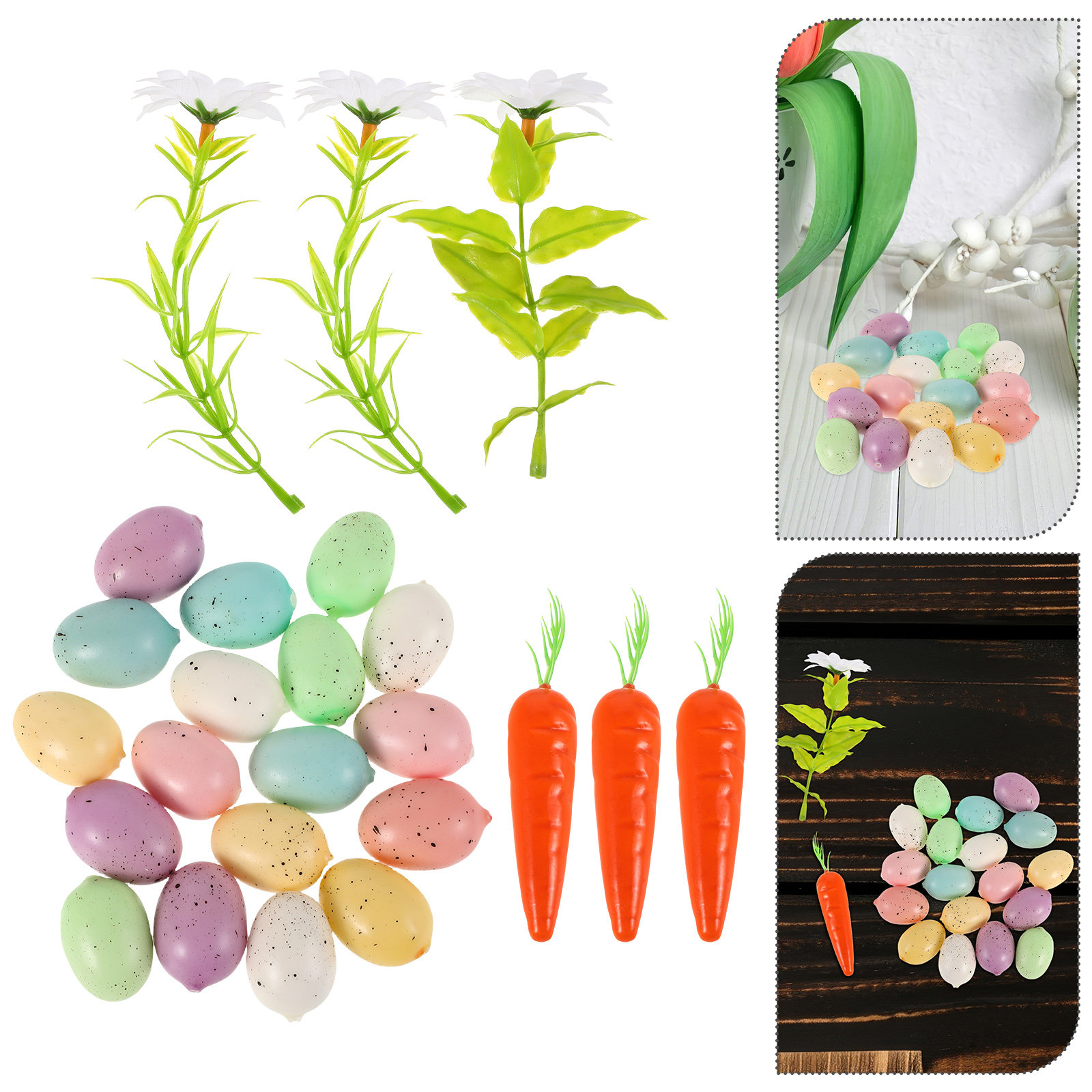 Party Games Easter Egg - 1Set Easter Egg Carrot Decoration Foam