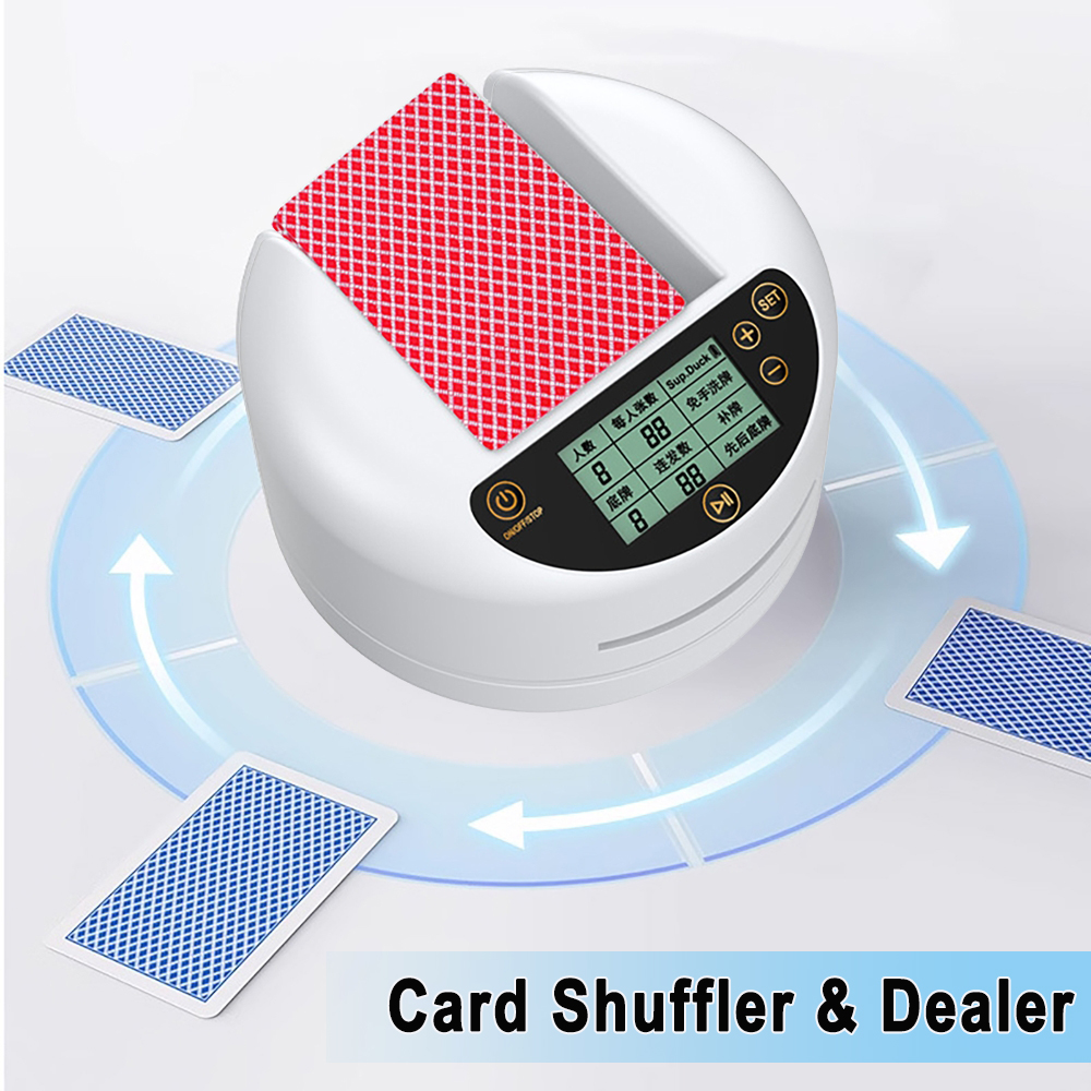 Party Games Cards - Automatic Card Dealer Machine with LCD