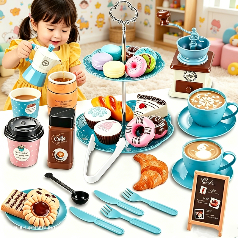Party Games You Can Play - Simulation DIY Coffee Machine Dim Sum