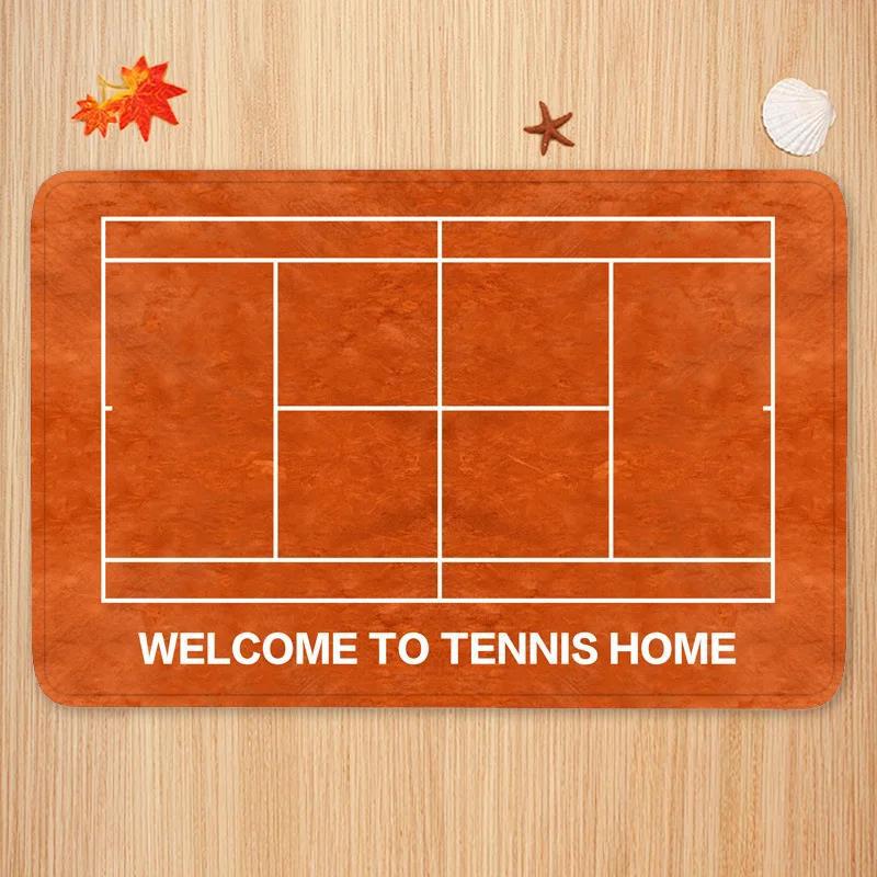 Sports Theme Carpet Mat Tennis - Badminton Set Garden recensie en prijs