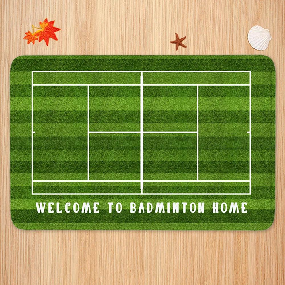 Sports Theme Carpet Mat Tennis - Badminton Set Garden recensie en prijs
