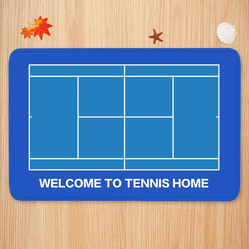Sports Theme Carpet Mat Tennis - Badminton Set Garden recensie en prijs