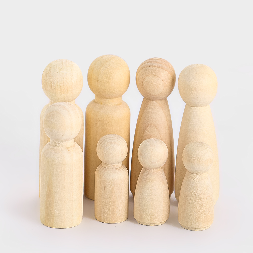 2PCS Wooden Puppet Solidwood C - Party Games Simple recensie en prijs