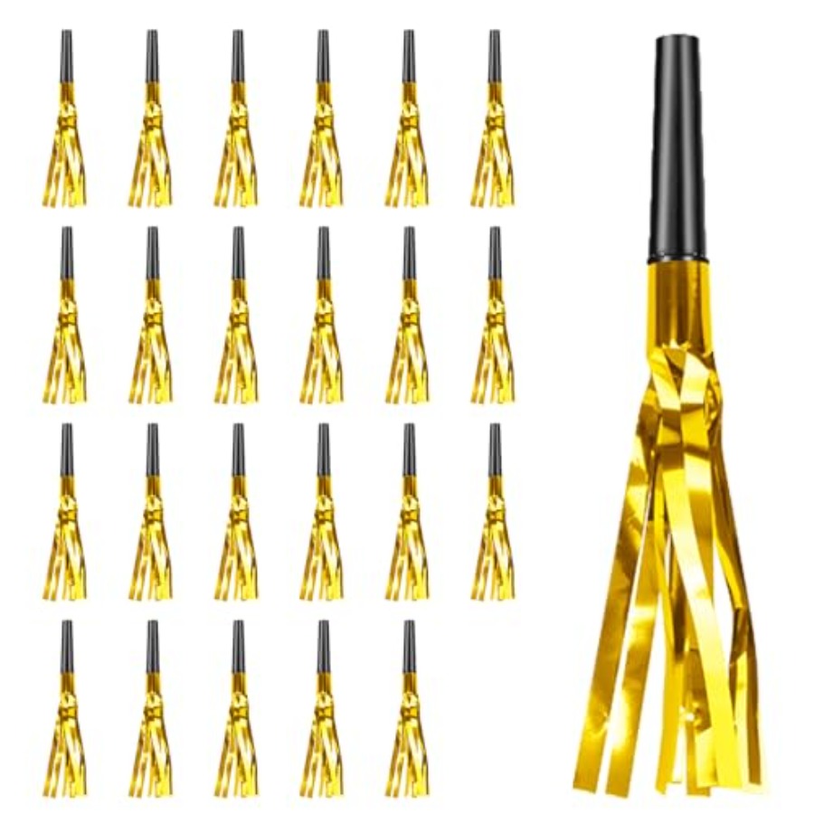 Gold New Years Noise Makers 24 - Party Games No Supplies recensie en prijs
