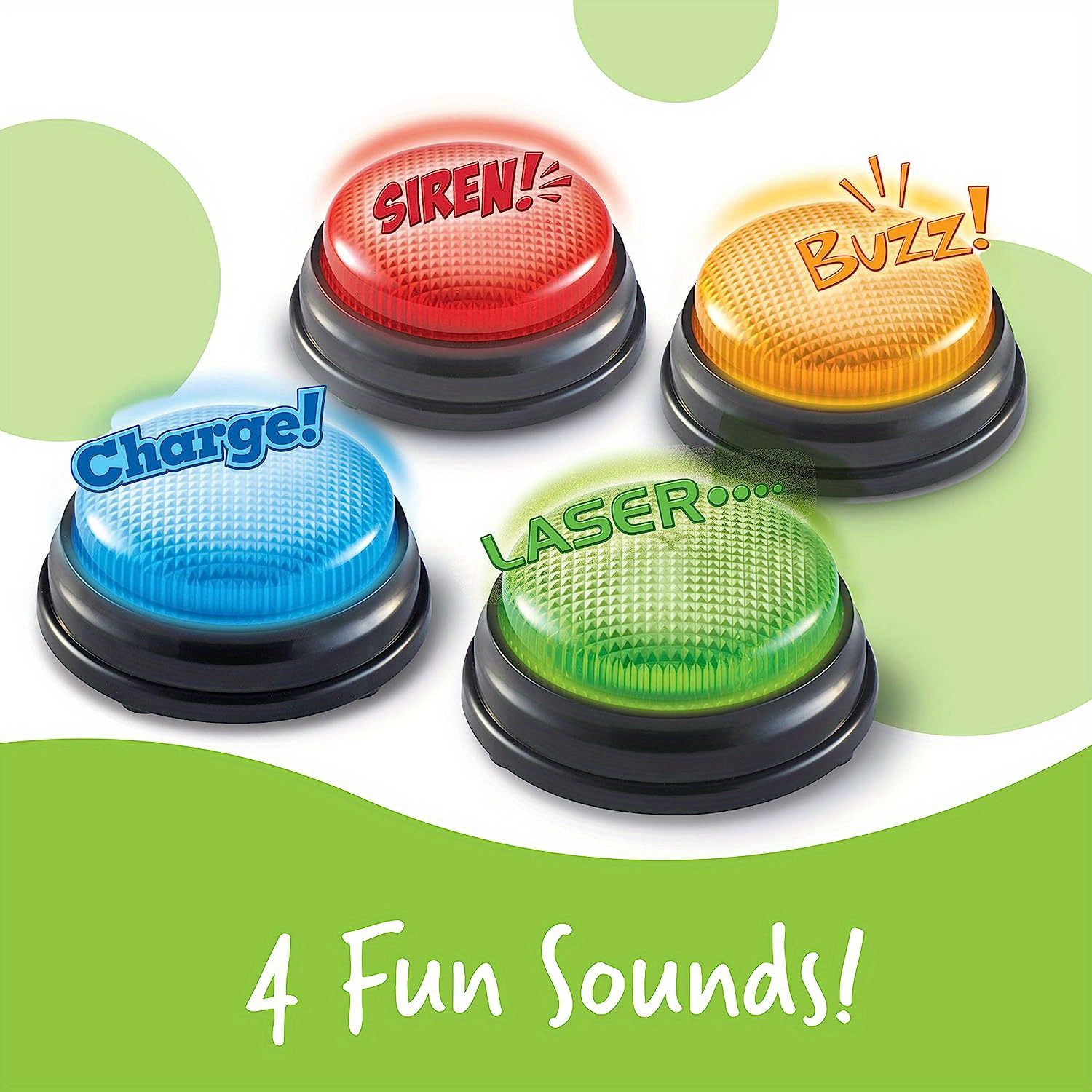 4pcs Lights and Sounds Buzzers - Party Family Games recensie en prijs