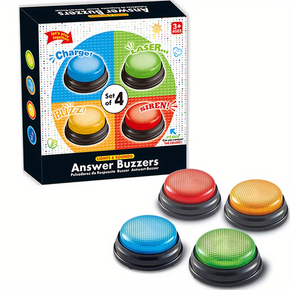 4pcs Lights and Sounds Buzzers - Party Family Games recensie en prijs