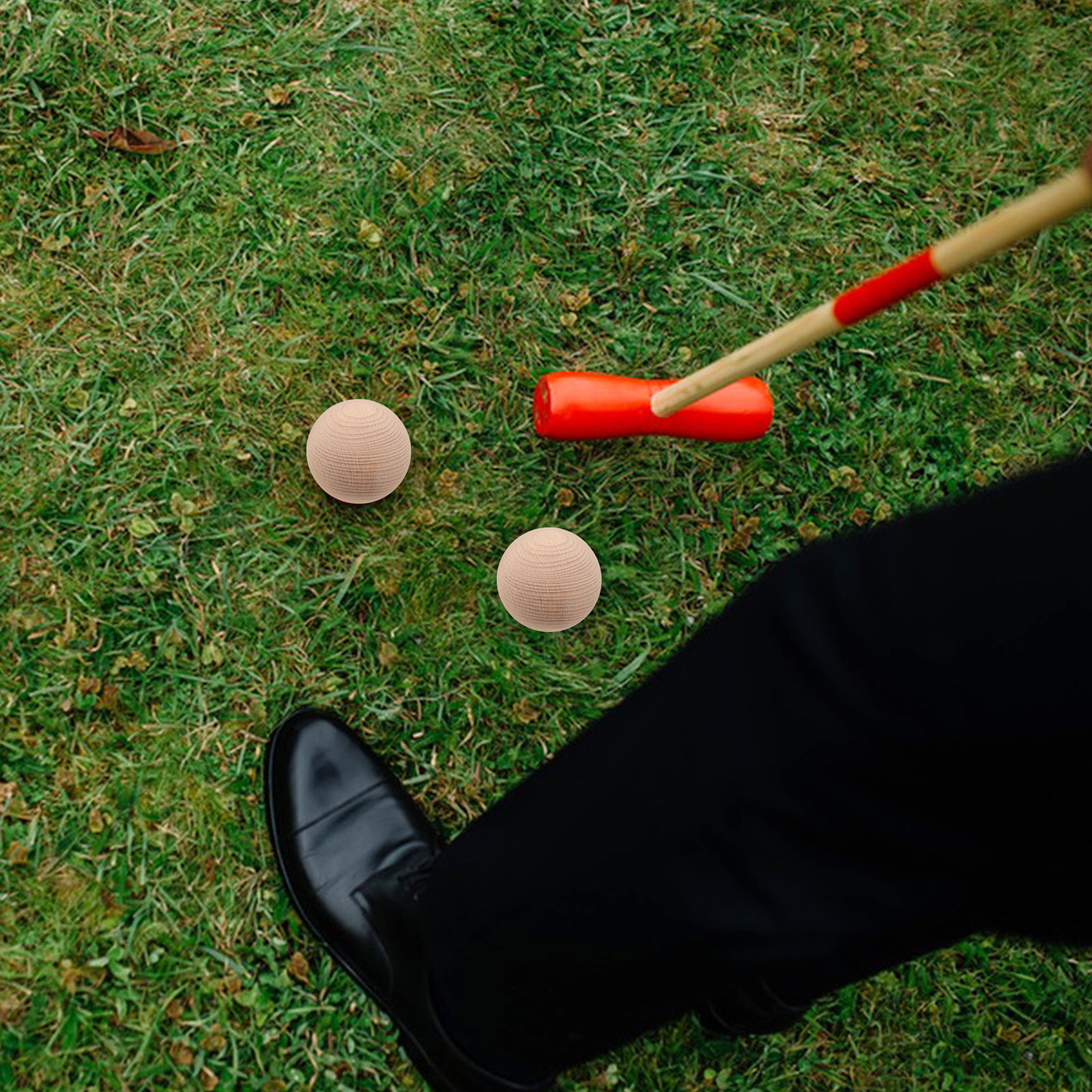3Pcs Beech Wood Golf Croquet B - Croquet Set Lawn recensie en prijs