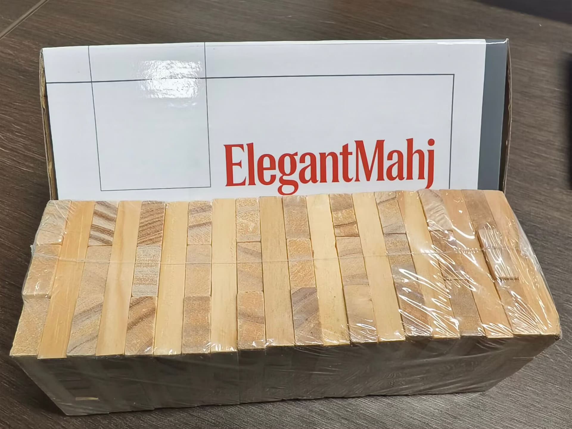 ElegantMahj Timber Tower Wood  - Party Family Games recensie en prijs
