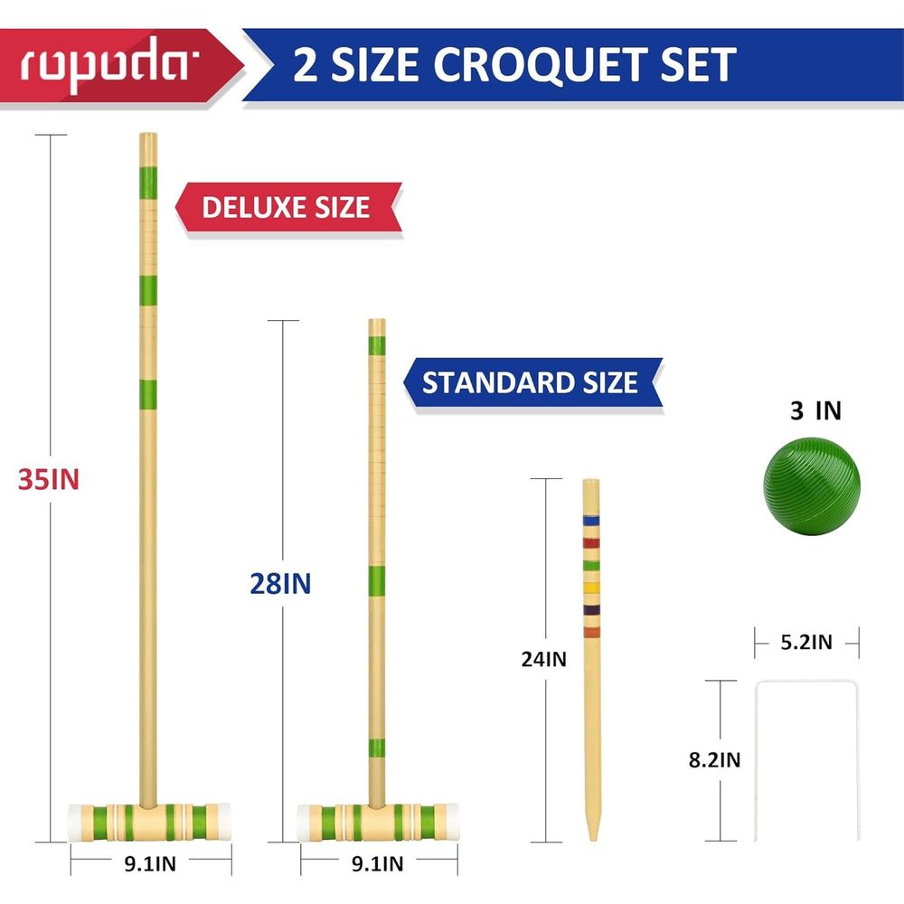 35-Inch Six-Player Croquet Set - Croquet Set Lawn recensie en prijs