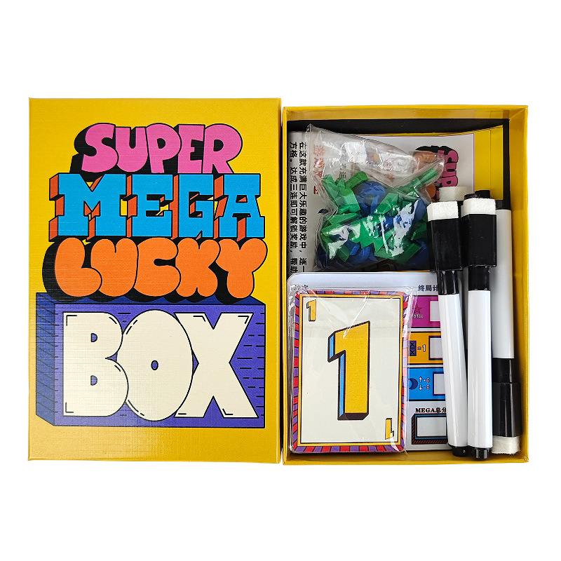 Super Mega Lucky Box Board Gam - Party Games Cards recensie en prijs