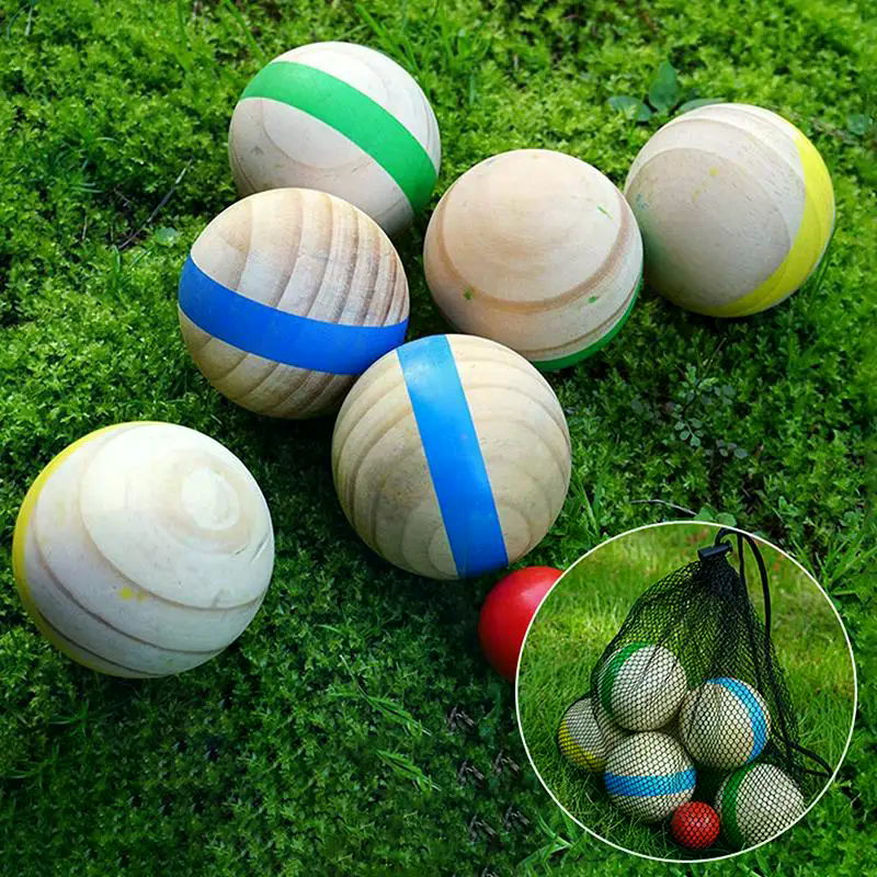 Durable Wooden Bocce Balls for - Bocce Ball Lawn recensie en prijs