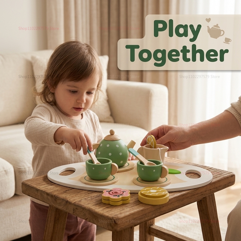 Kids Wooden Afternoon Tea Set  - Party Games You Can Play recensie en prijs