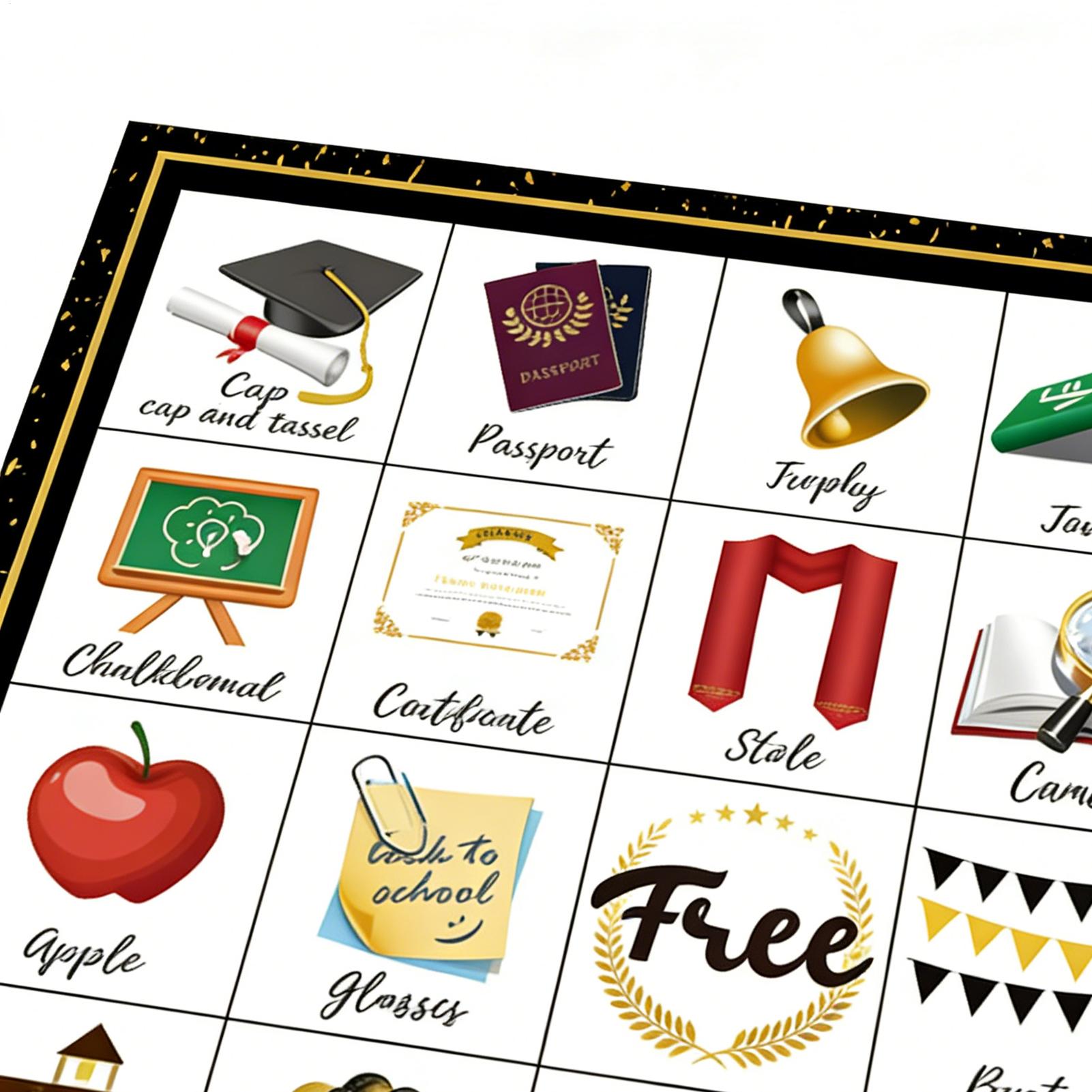 Graduation Bingo Game Cards 24 - Party Games Bingo recensie en prijs