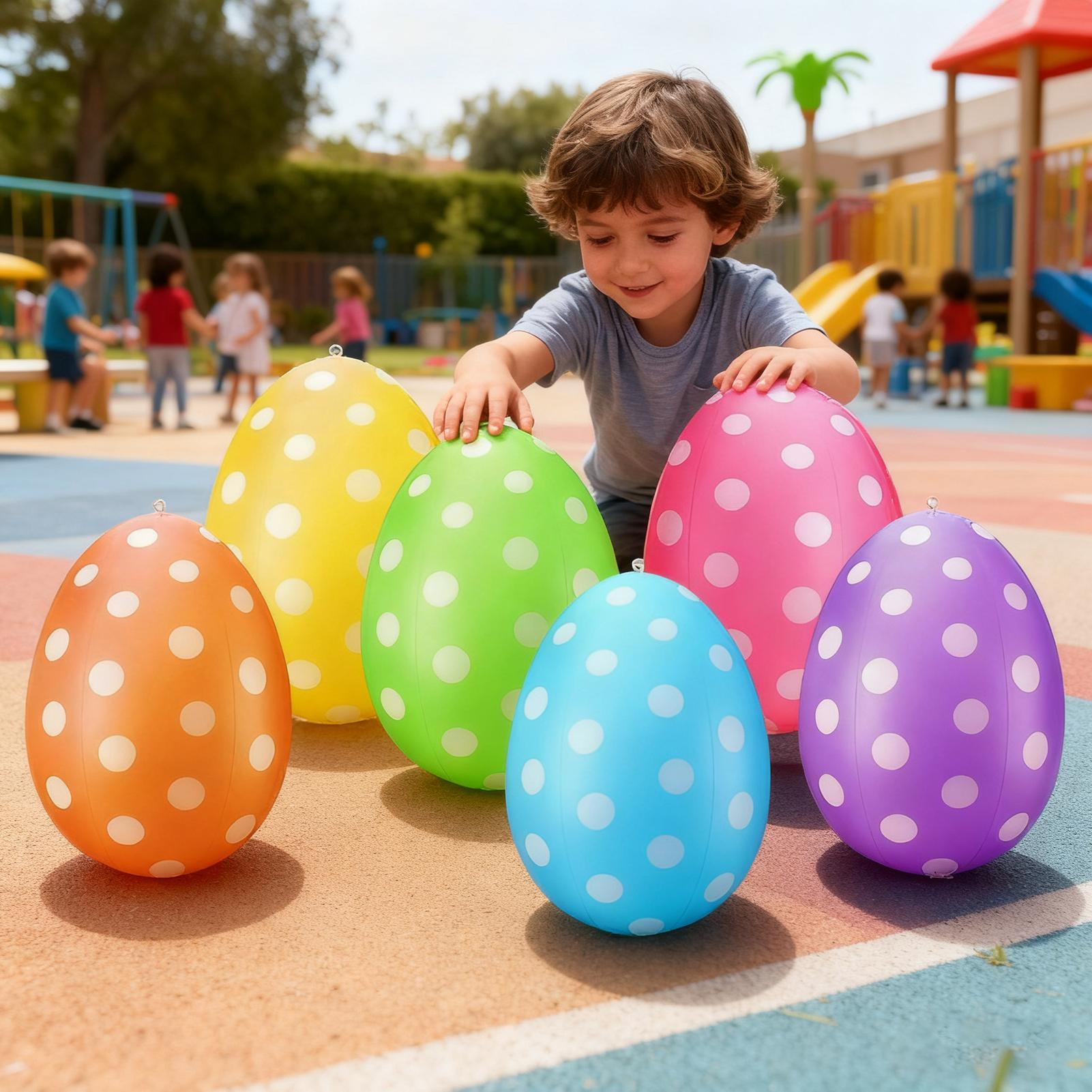 Inflatable Easter Eggs 6Pcs/se - Party Games Easter Egg recensie en prijs
