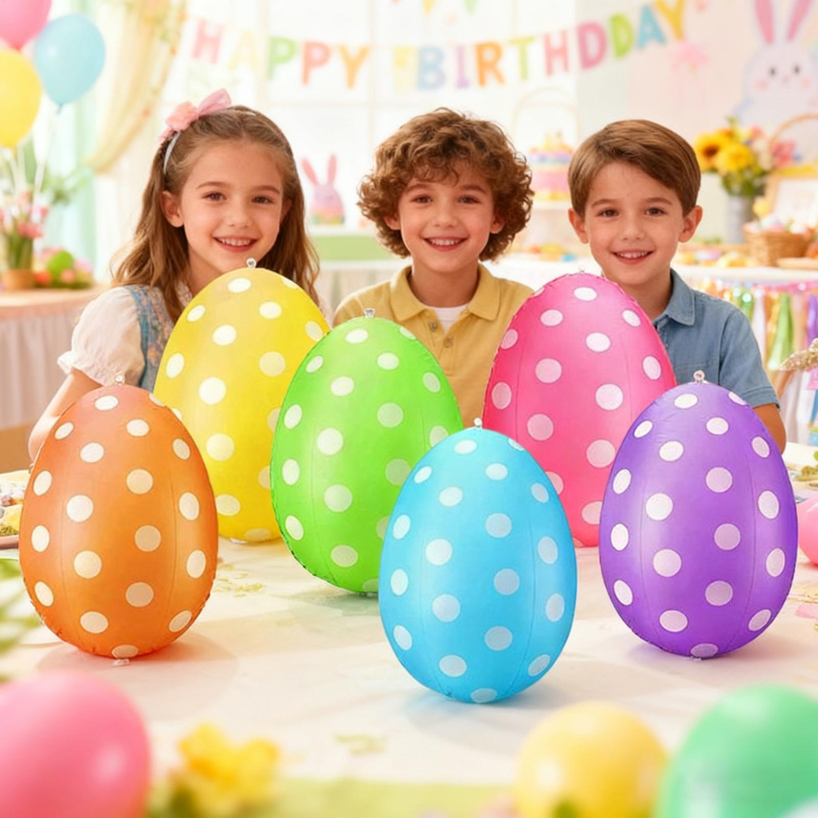 Inflatable Easter Eggs 6Pcs/se - Party Games Easter Egg recensie en prijs