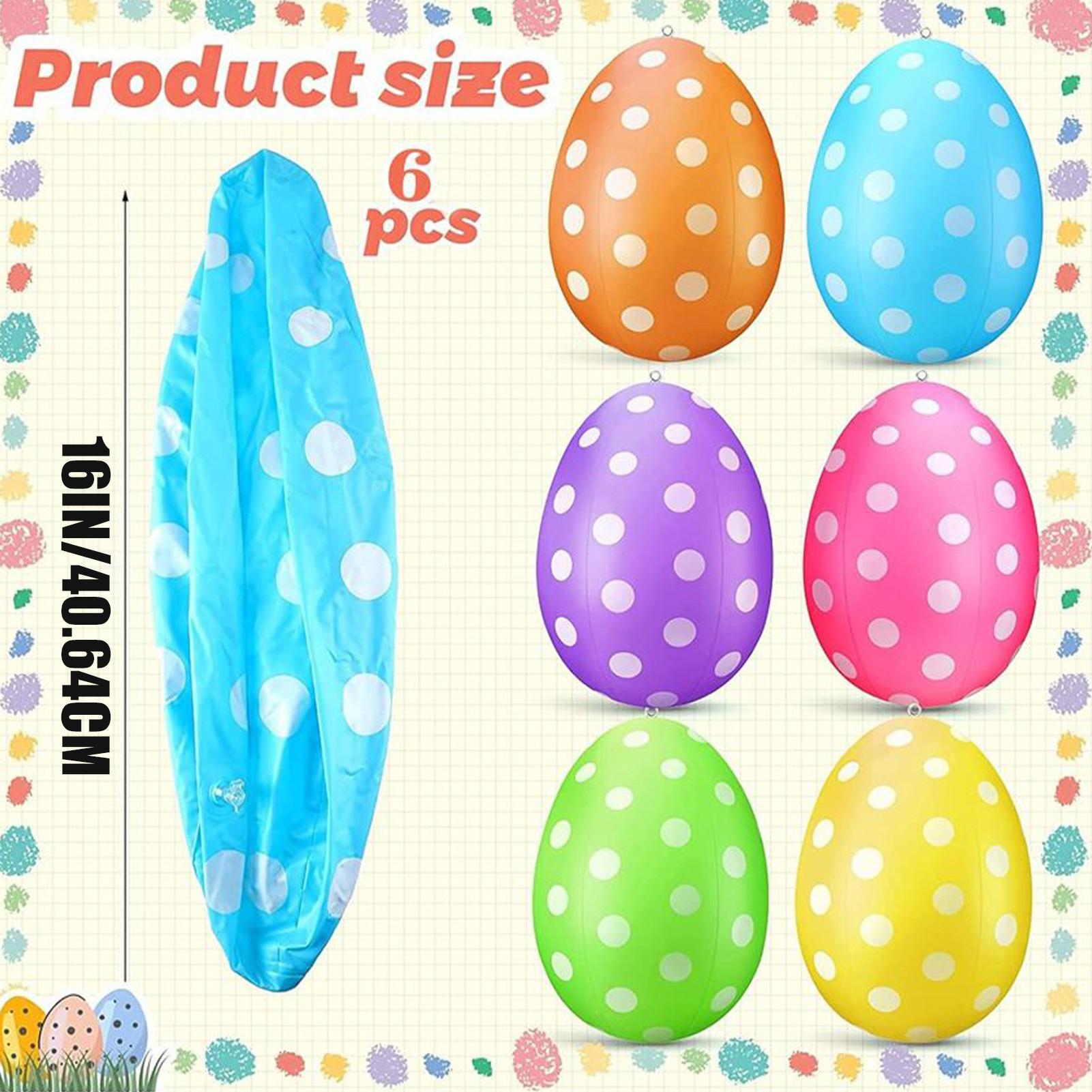 Inflatable Easter Eggs 6Pcs/se - Party Games Easter Egg recensie en prijs