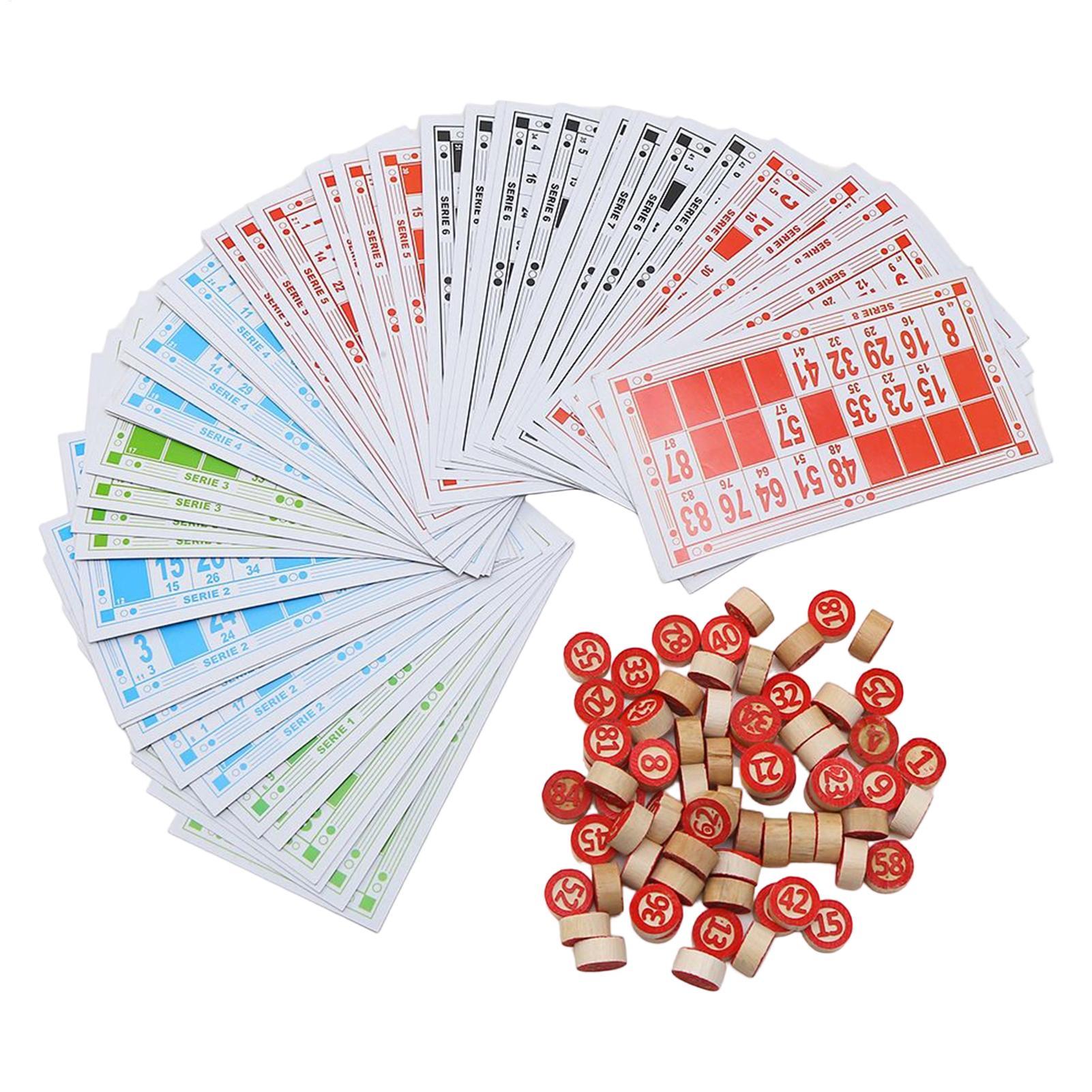Vintage Wooden Bingo Game Set  - Party Games Bingo recensie en prijs