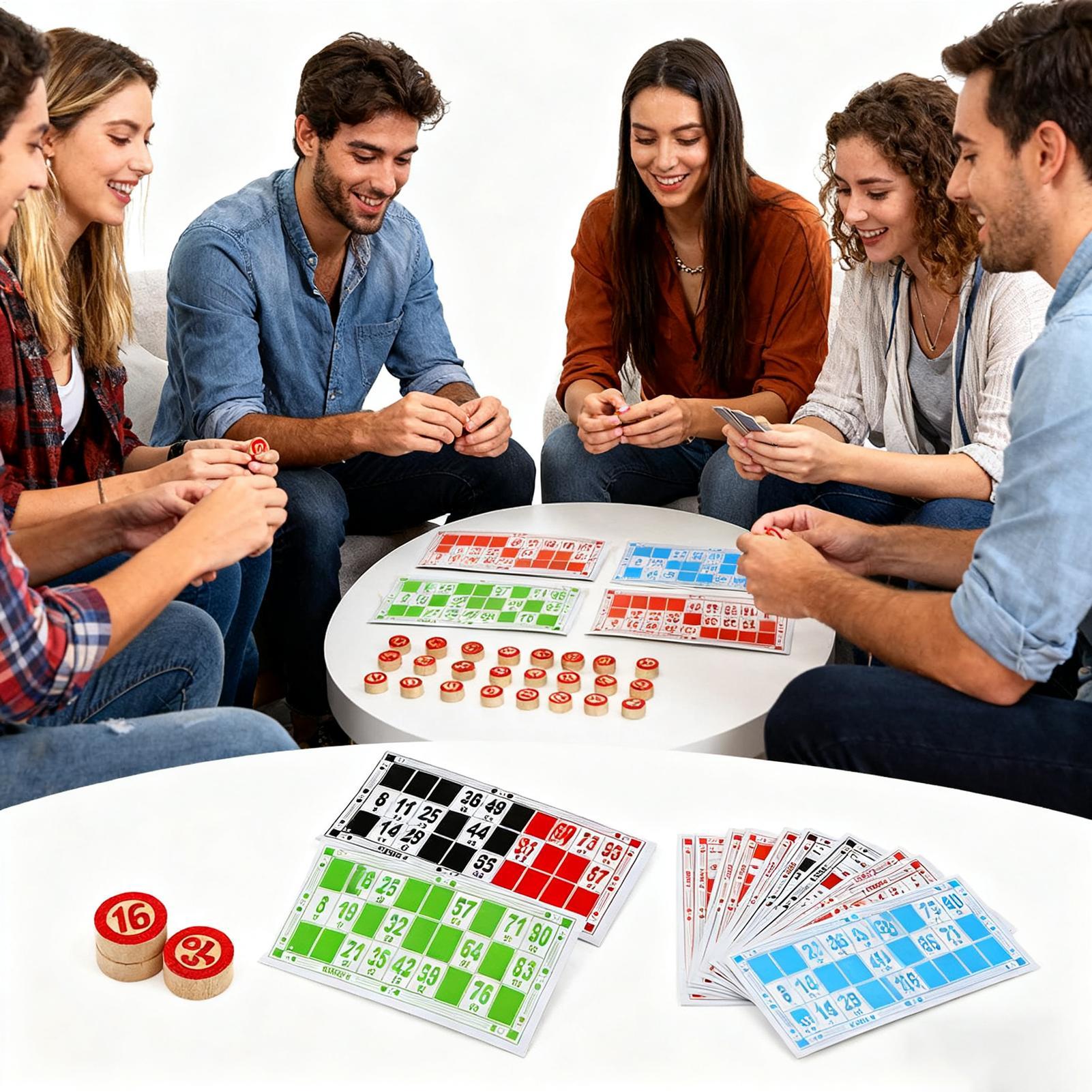 Vintage Wooden Bingo Game Set  - Party Games Bingo recensie en prijs