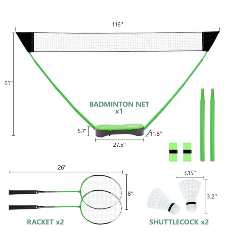High-Quality Garden Sports Por - Badminton Set Garden recensie en prijs