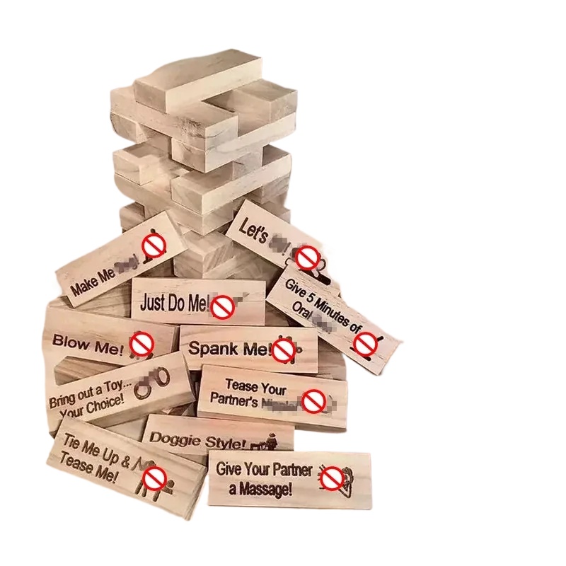 48 PCS Block Tower Game Couple - Party Games Ideas For Adults recensie en prijs