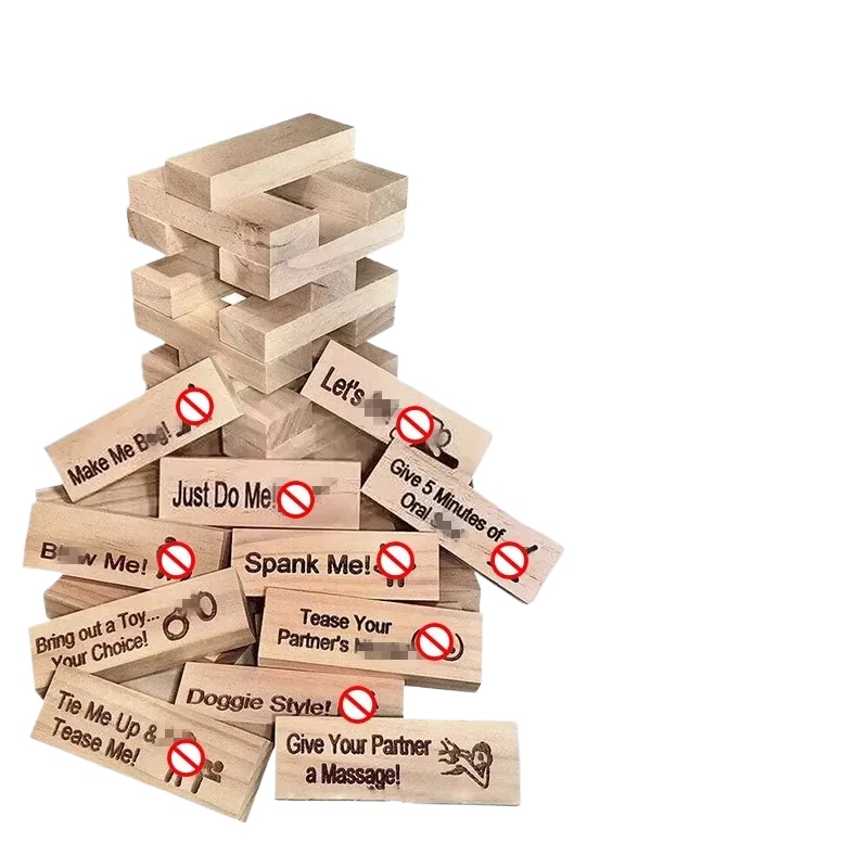 48 PCS Block Tower Game Couple - Party Games Ideas For Adults recensie en prijs