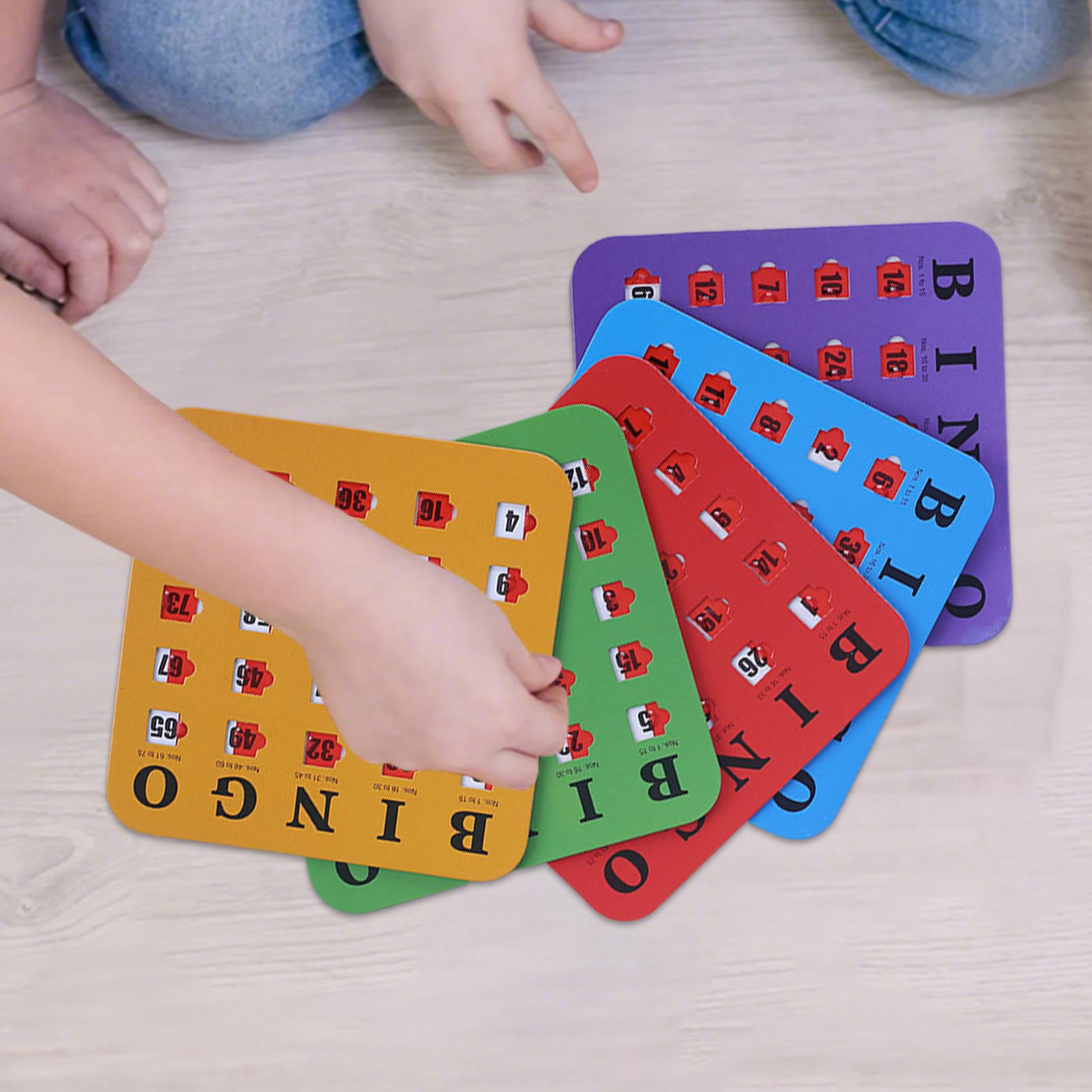 5pcs Sliding Bingo Game Cards  - Party Family Games recensie en prijs