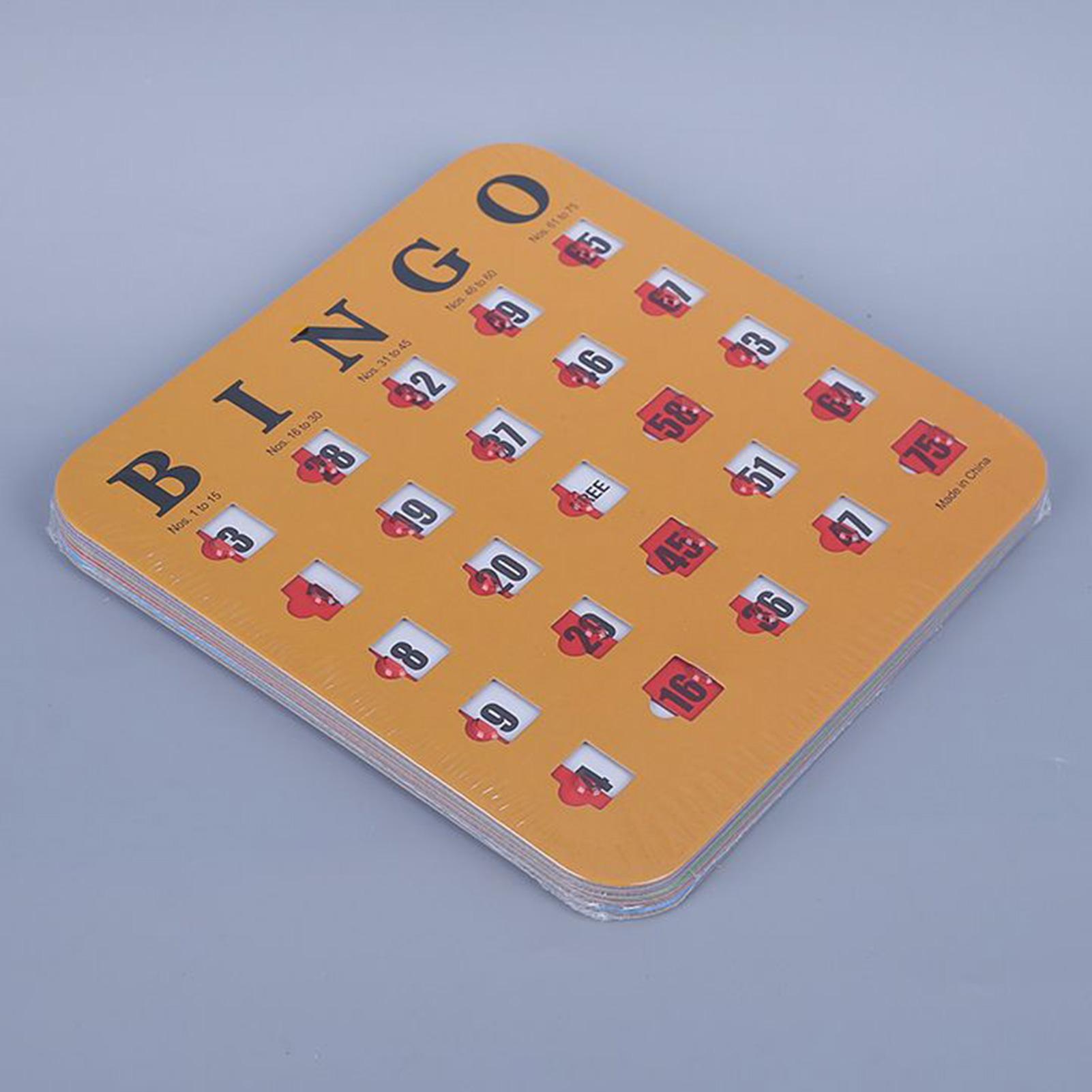5pcs Sliding Bingo Game Cards  - Party Family Games recensie en prijs