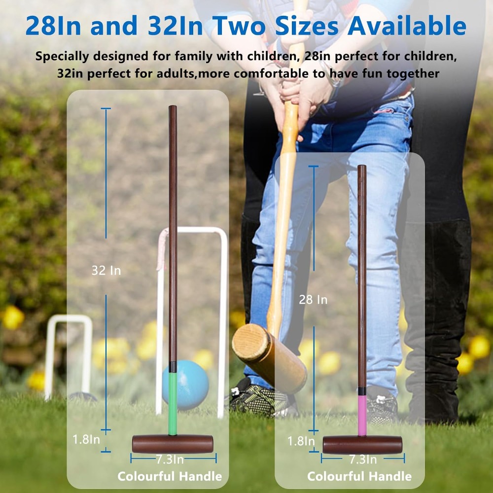 8 Players Croquet Set with Reg - Croquet Set Lawn recensie en prijs