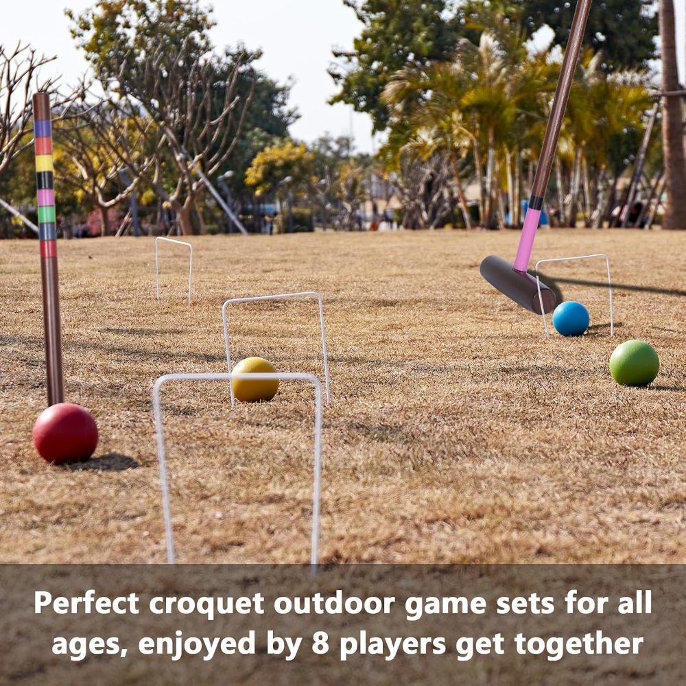 8 Players Croquet Set with Reg - Croquet Set Lawn recensie en prijs