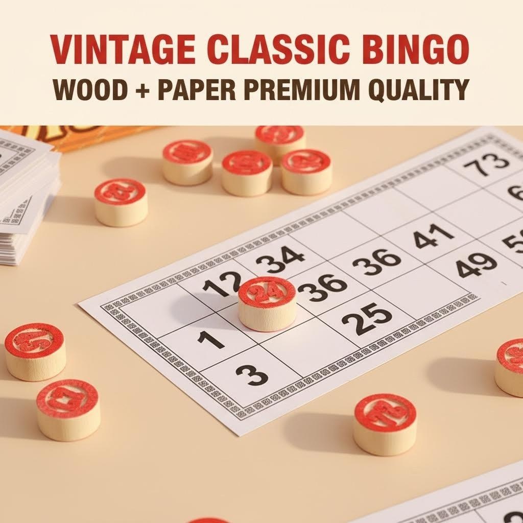 Vintage Russian Lotto Bingo Ga - Party Games Bingo recensie en prijs