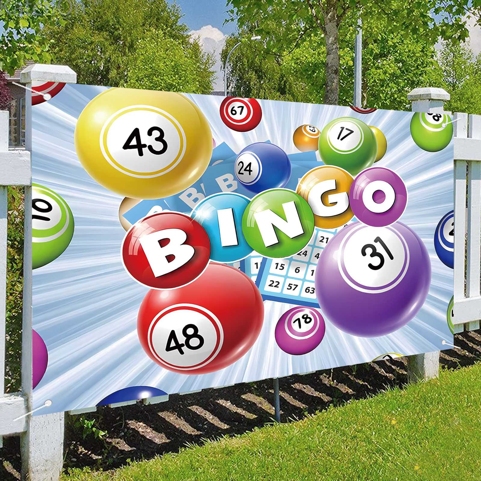 Bingo Backdrop,Bingo Party ban - Party Games Bingo recensie en prijs