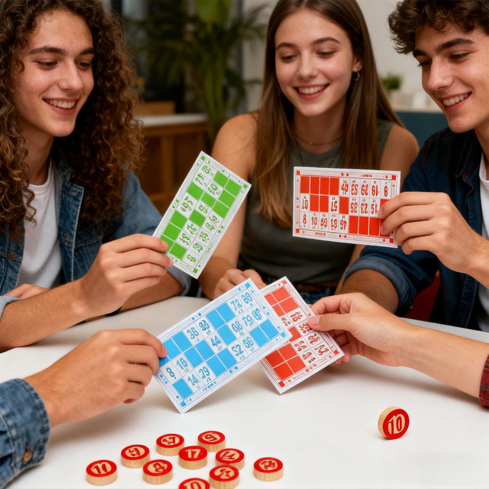 Vintage Wooden Bingo Game Set  - Party Games Bingo recensie en prijs