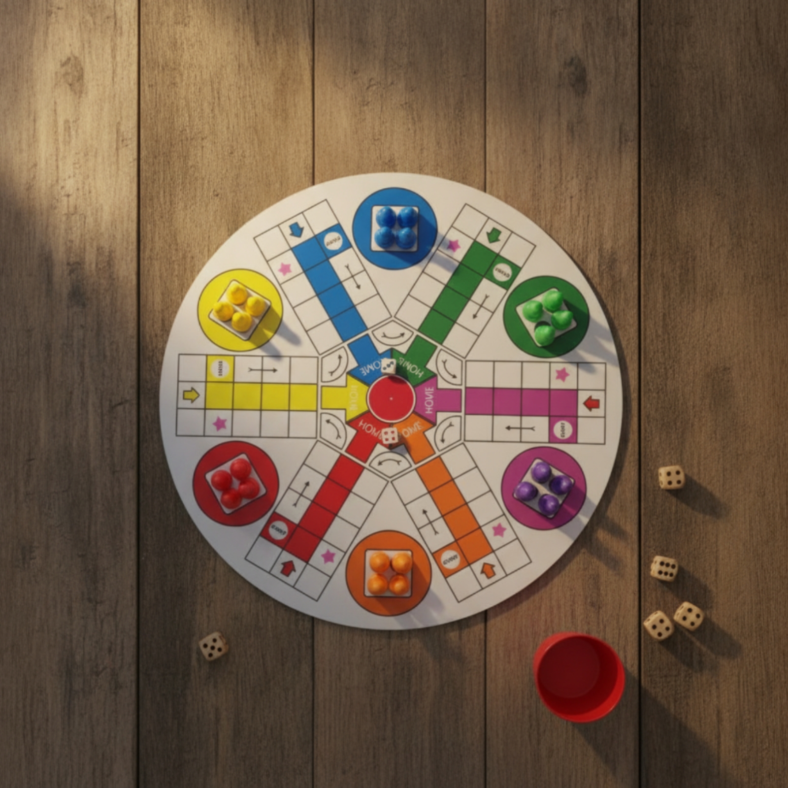 6 Player Ludo Board Simple Rul - Party Games Simple recensie en prijs