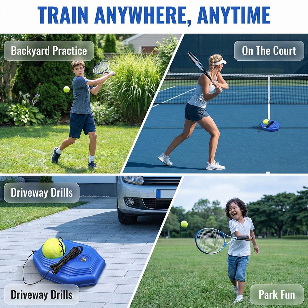 Tennis Trainer Baseboard Set w - Badminton Set Garden recensie en prijs