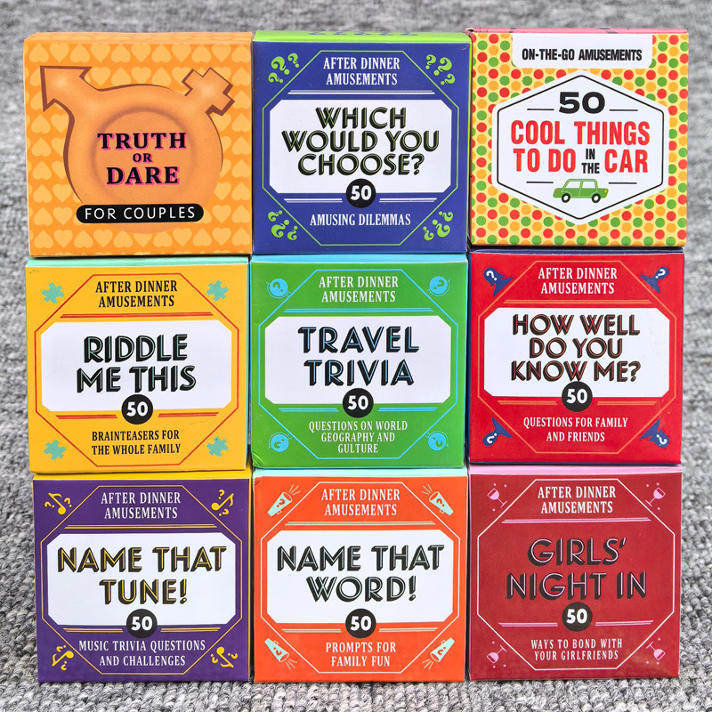 50 Pieces After-Dinner Amuseme - Party Family Games recensie en prijs