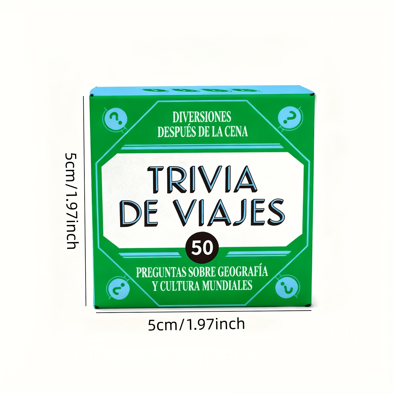 Mini Size Spanish Travel Trivi - Party Games Quiz For Adults recensie en prijs