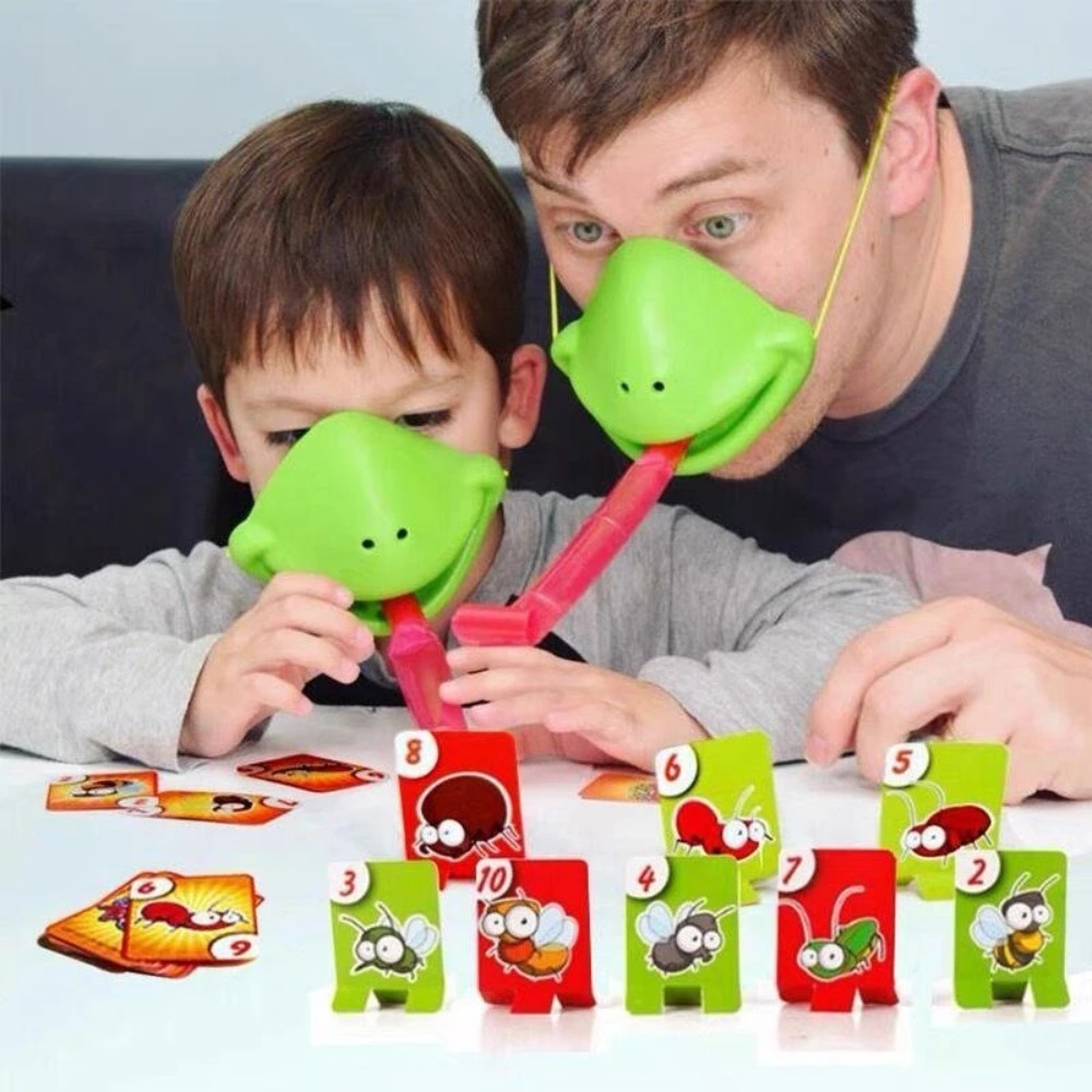 Frog Lizard Mask Wagging Tongu - Party Family Games recensie en prijs
