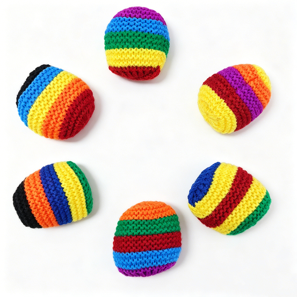Hacky Sack Rainbow Striped Han - Party Games Group recensie en prijs