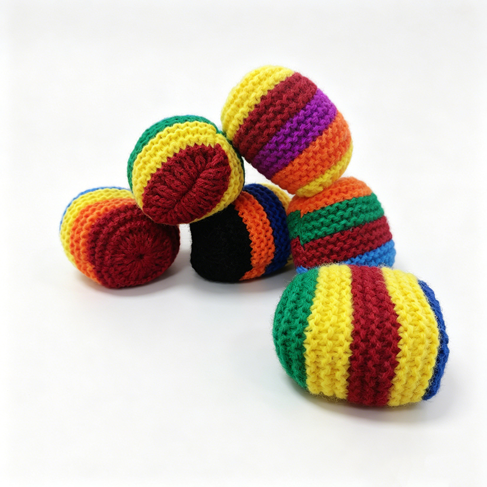 Hacky Sack Rainbow Striped Han - Party Games Group recensie en prijs