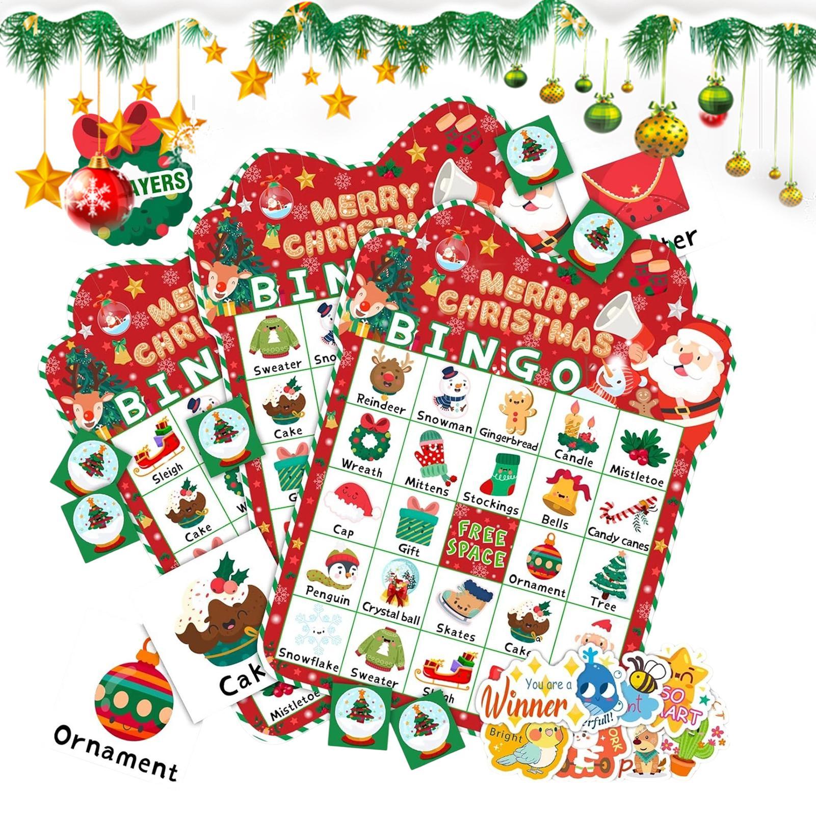 Christmas Bingo Game 24 Cards  - Party Games Bingo recensie en prijs