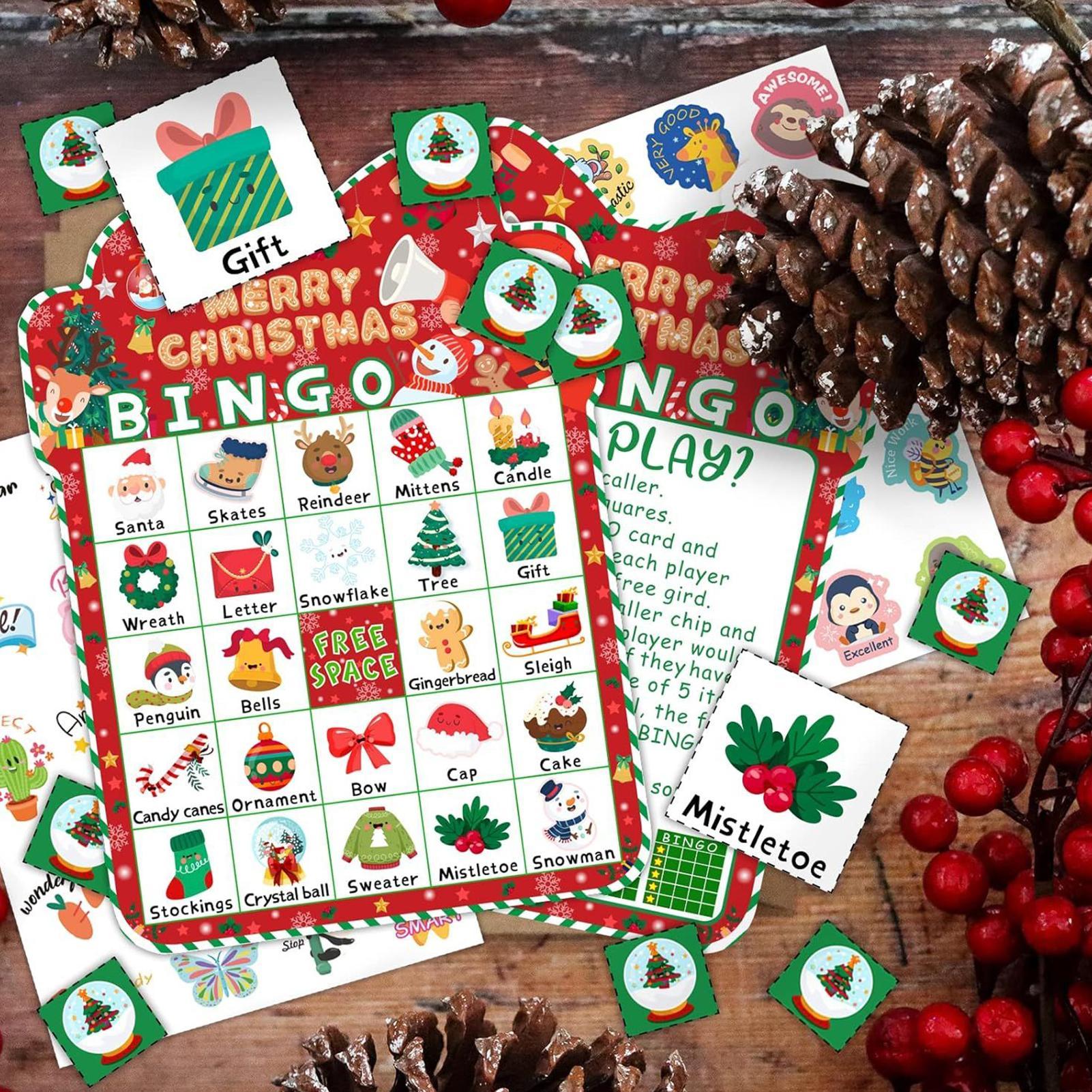 Christmas Bingo Game 24 Cards  - Party Games Bingo recensie en prijs