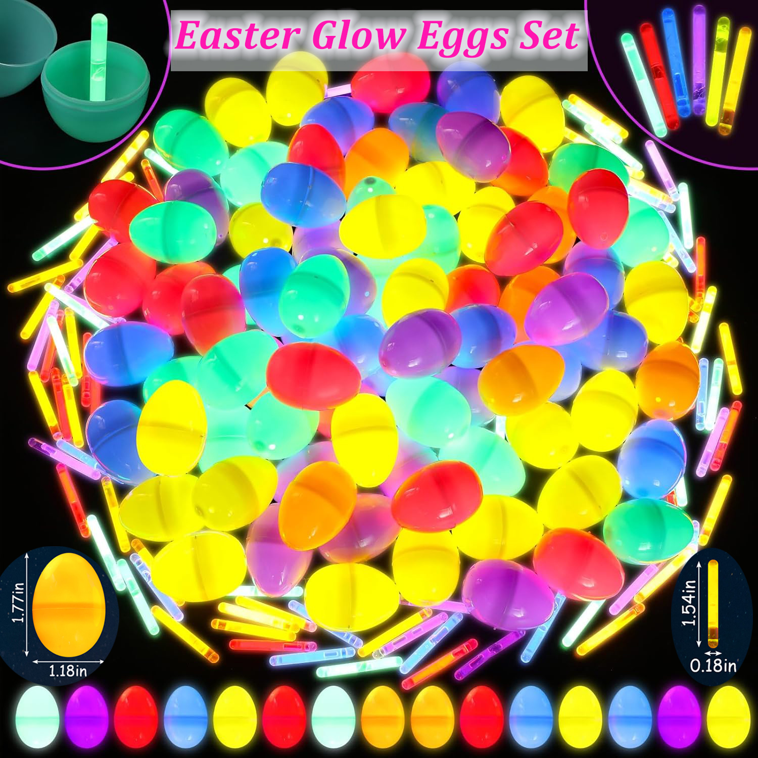 100-300Set Easter Eggs with Mi - Party Games Easter Egg recensie en prijs