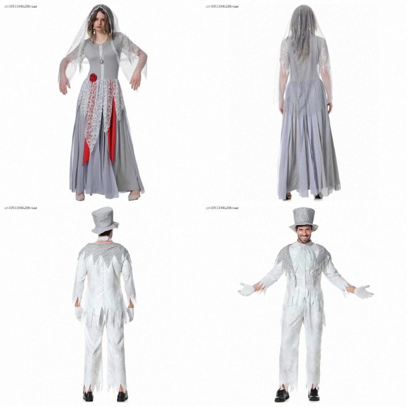 Couple Ghost Wedding Suit Hall - Zombie Party Games For Adults recensie en prijs