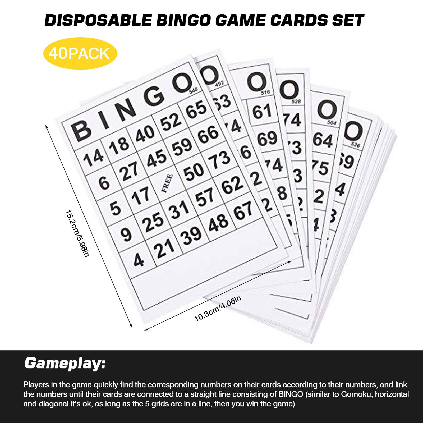 40pcs/Set Bingo Game Parts 40  - Party Games Bingo recensie en prijs