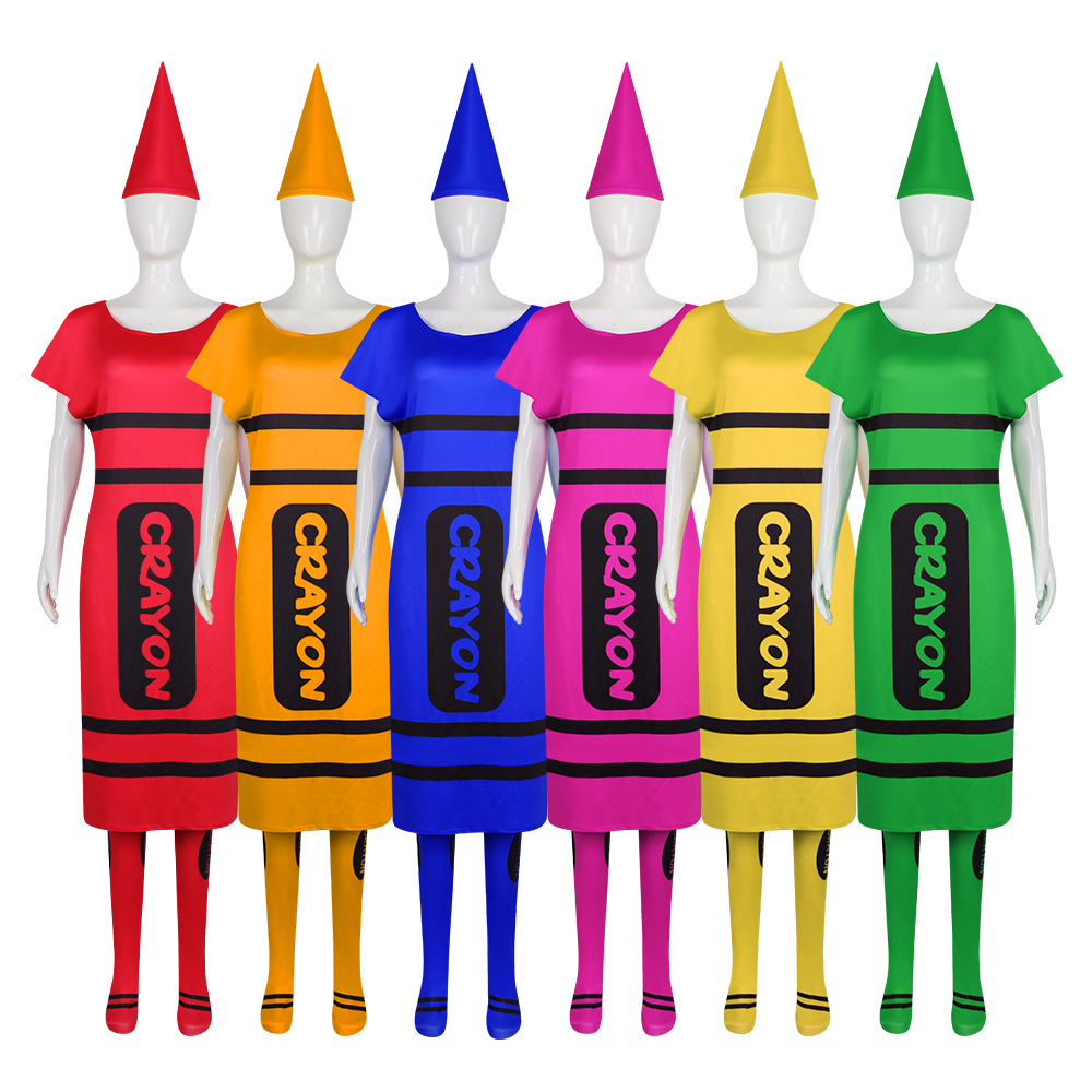 Halloween Women Crayon Cosplay - Party Games Group recensie en prijs