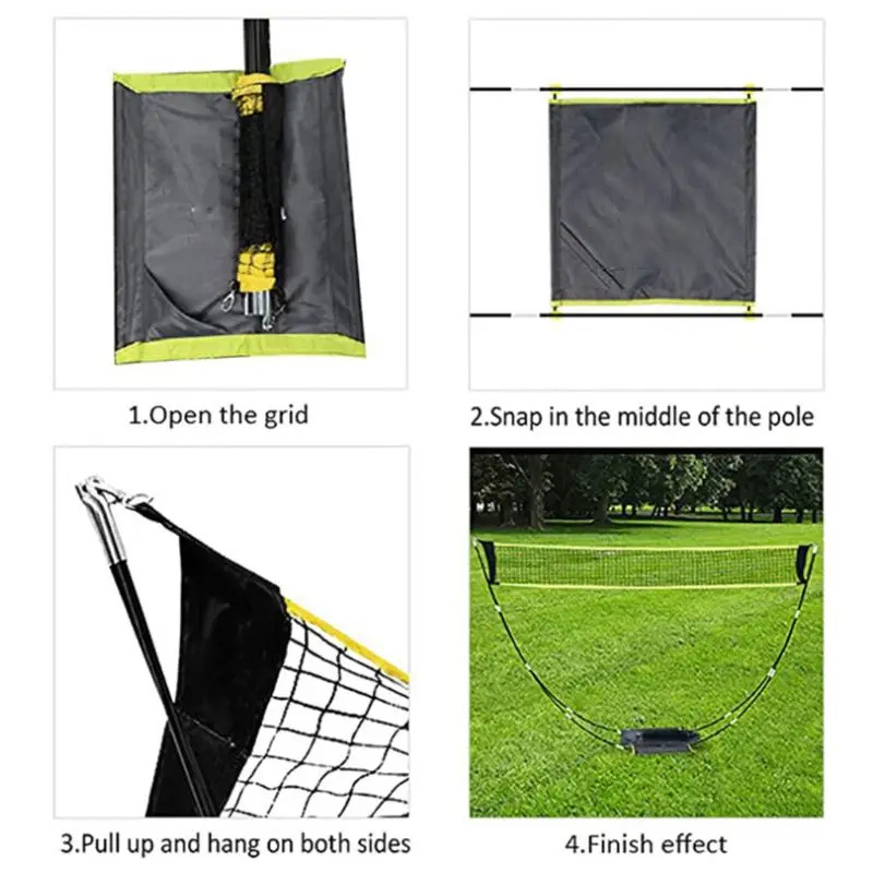 Foldable Badminton Net Set for - Badminton Set Garden recensie en prijs