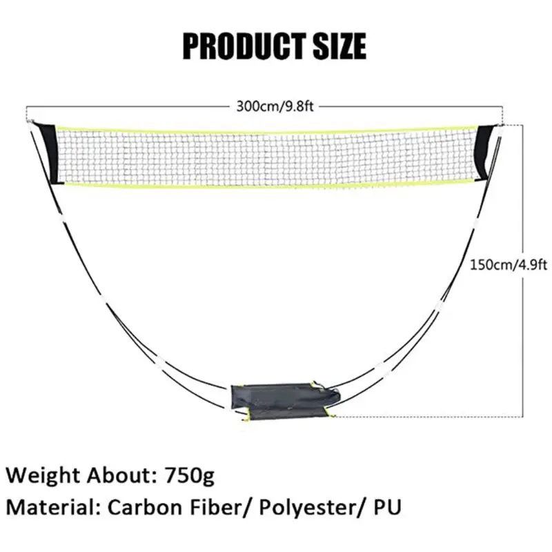 Foldable Badminton Net Set for - Badminton Set Garden recensie en prijs