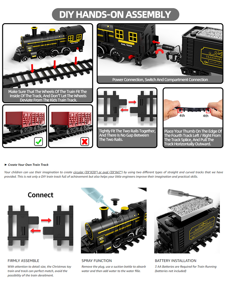 Kids Electric Steam Train Toy  - Party Games In Steam recensie en prijs