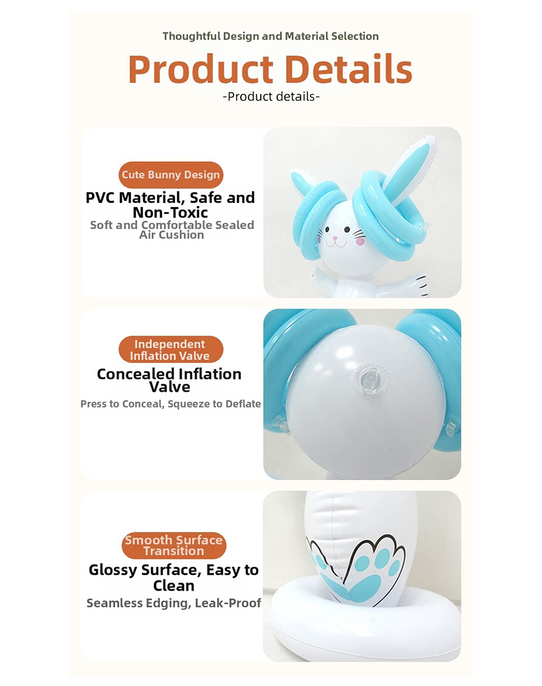 Easter Inflatable Bunny Ring T - Party Games Easter Egg recensie en prijs